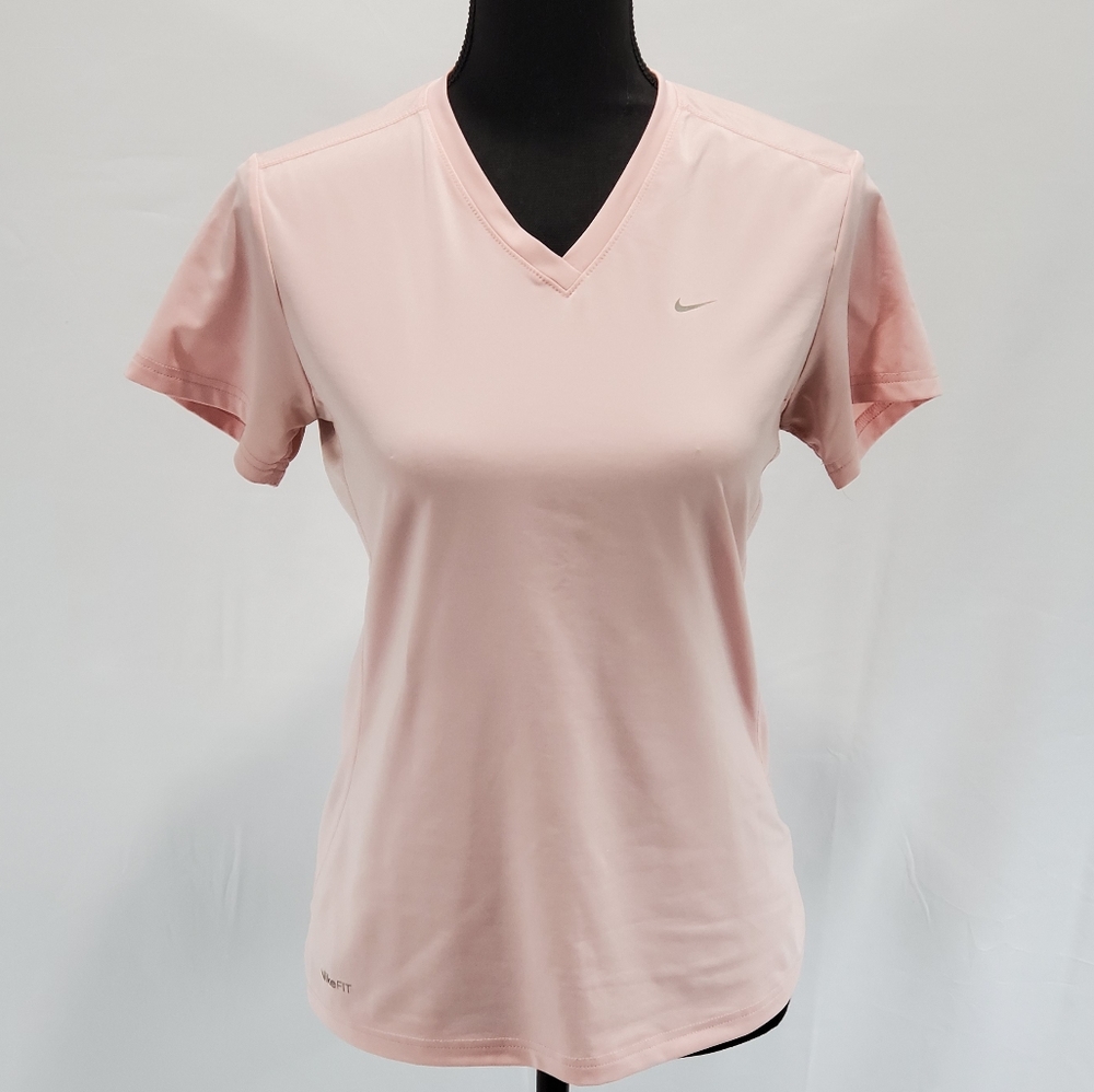 Women's Nike Fit Dry Pink Short Sleeve